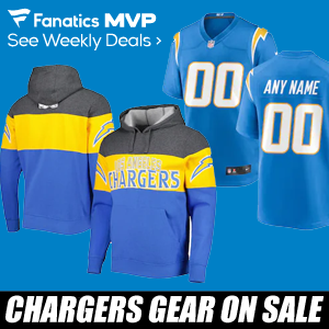 Los Angeles Chargers Gear On Sale